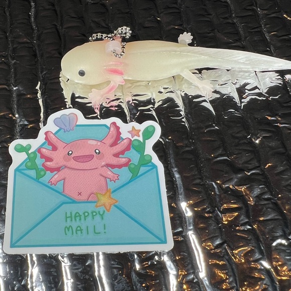 HAPPY MAIL Axolotl Crazy Trending WaterProof Single Decor Accent Sticker - Picture 3 of 4